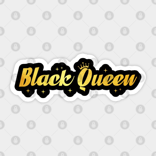 Black Queen Sticker by Andreeastore  